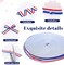 Red White and Blue Ribbon Patriotic Striped Grosgrain Wrapping for Crafts 4th of July Decorations